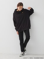 「呪術高専 校章刺繍ライダースパーカー」