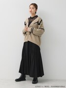 「宿儺 イメージ ジャガードニットカーディガン」