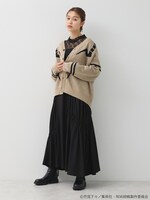 「宿儺 イメージ ジャガードニットカーディガン」