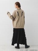 「宿儺 イメージ ジャガードニットカーディガン」