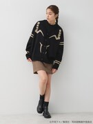 「宿儺 イメージ ジャガードニットカーディガン」