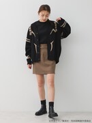 「宿儺 イメージ ジャガードニットカーディガン」