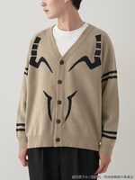 「宿儺 イメージ ジャガードニットカーディガン」