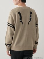 「宿儺 イメージ ジャガードニットカーディガン」