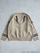 「宿儺 イメージ ジャガードニットカーディガン」