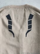 「宿儺 イメージ ジャガードニットカーディガン」