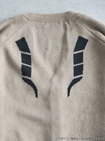 「宿儺 イメージ ジャガードニットカーディガン」