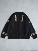 「宿儺 イメージ ジャガードニットカーディガン」