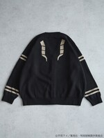 「宿儺 イメージ ジャガードニットカーディガン」