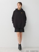 「呪術高専 校章刺繍ライダースパーカー」