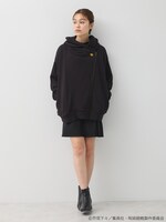 「呪術高専 校章刺繍ライダースパーカー」