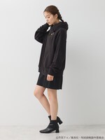 「呪術高専 校章刺繍ライダースパーカー」