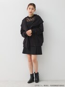 「呪術高専 校章刺繍ライダースパーカー」