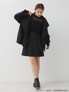 「呪術高専 校章刺繍ライダースパーカー」