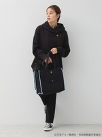 「呪術高専 校章刺繍ライダースパーカー」