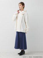 「呪術高専 校章刺繍ライダースパーカー」