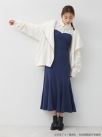 「呪術高専 校章刺繍ライダースパーカー」