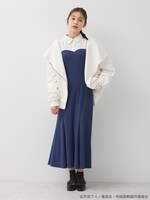 「呪術高専 校章刺繍ライダースパーカー」