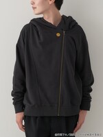 「呪術高専 校章刺繍ライダースパーカー」