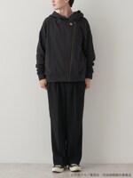 「呪術高専 校章刺繍ライダースパーカー」