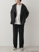 「呪術高専 校章刺繍ライダースパーカー」