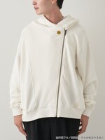 「呪術高専 校章刺繍ライダースパーカー」