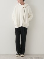 「呪術高専 校章刺繍ライダースパーカー」