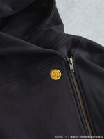 「呪術高専 校章刺繍ライダースパーカー」