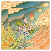 奥田亜紀子リソグラフ展を大阪で開催、「ぷらせぼくらぶ」岡ちゃんをモチーフに