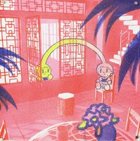 展示予定のリソグラフ作品より。