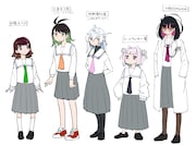 今井哲也がイラストを担当するに当たり作成したキャラ設定画。このほかにも多数のイラスト資料が、配信トークイベントで披露される予定だ。