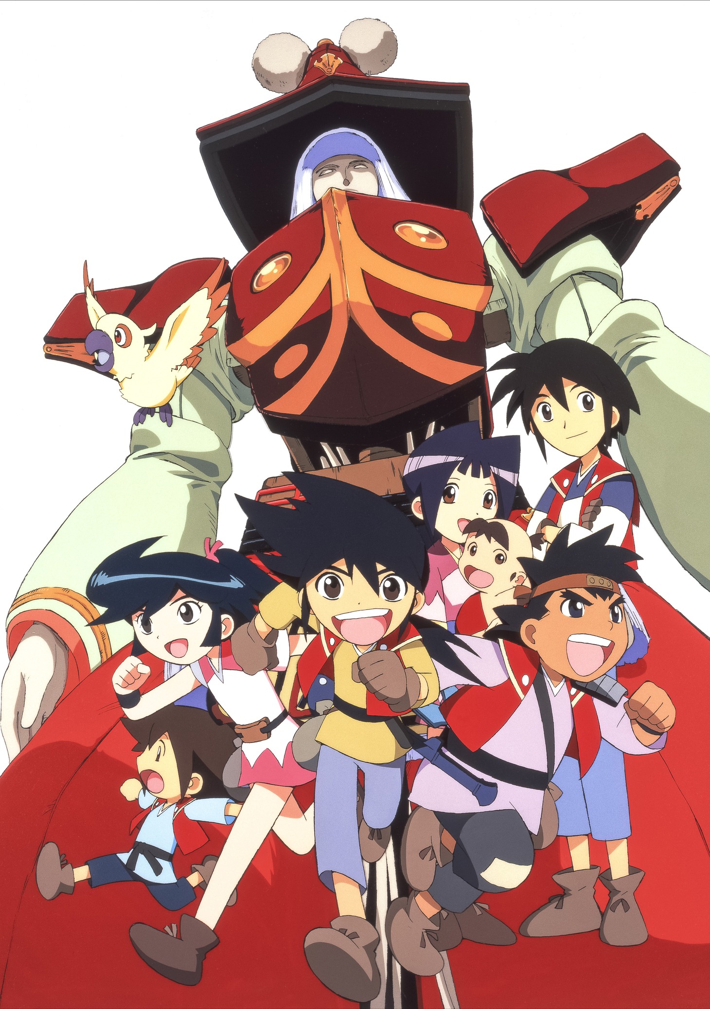 「機巧奇傳ヒヲウ戦記」キービジュアル (c)BONES・會川昇　(c)ヒヲウ製作委員会
