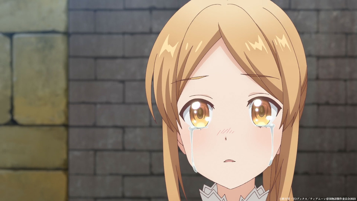 アニメ「ティアムーン帝国物語～断頭台から始まる、姫の転生逆転ストーリー～」第2弾PVより。(c)餅月望・TOブックス／ティアムーン帝国物語製作委員会2023
