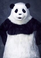 寺山武志扮するパンダ。