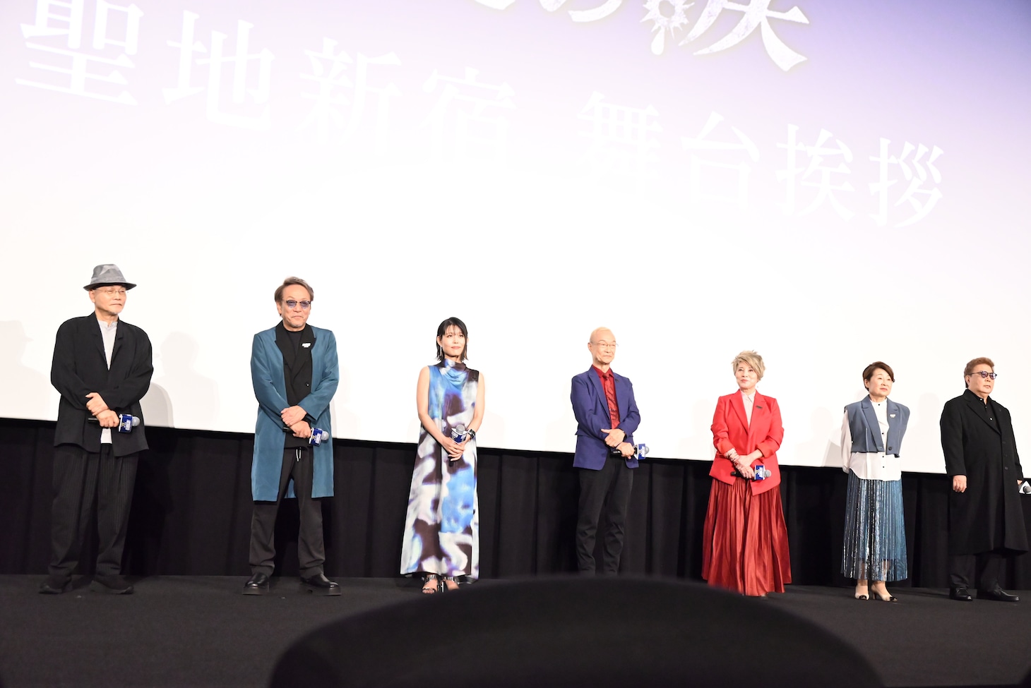 「劇場版シティーハンター 天使の涙（エンジェルダスト）」の“聖地新宿舞台挨拶”の様子。