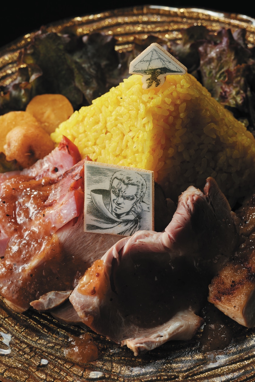 「シュウとサウザーの肉プレート」