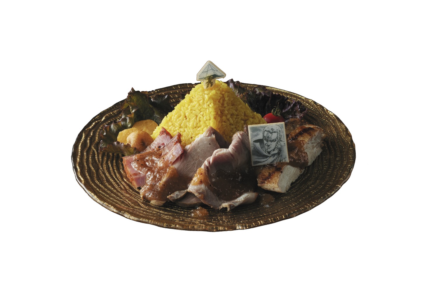「シュウとサウザーの肉プレート」