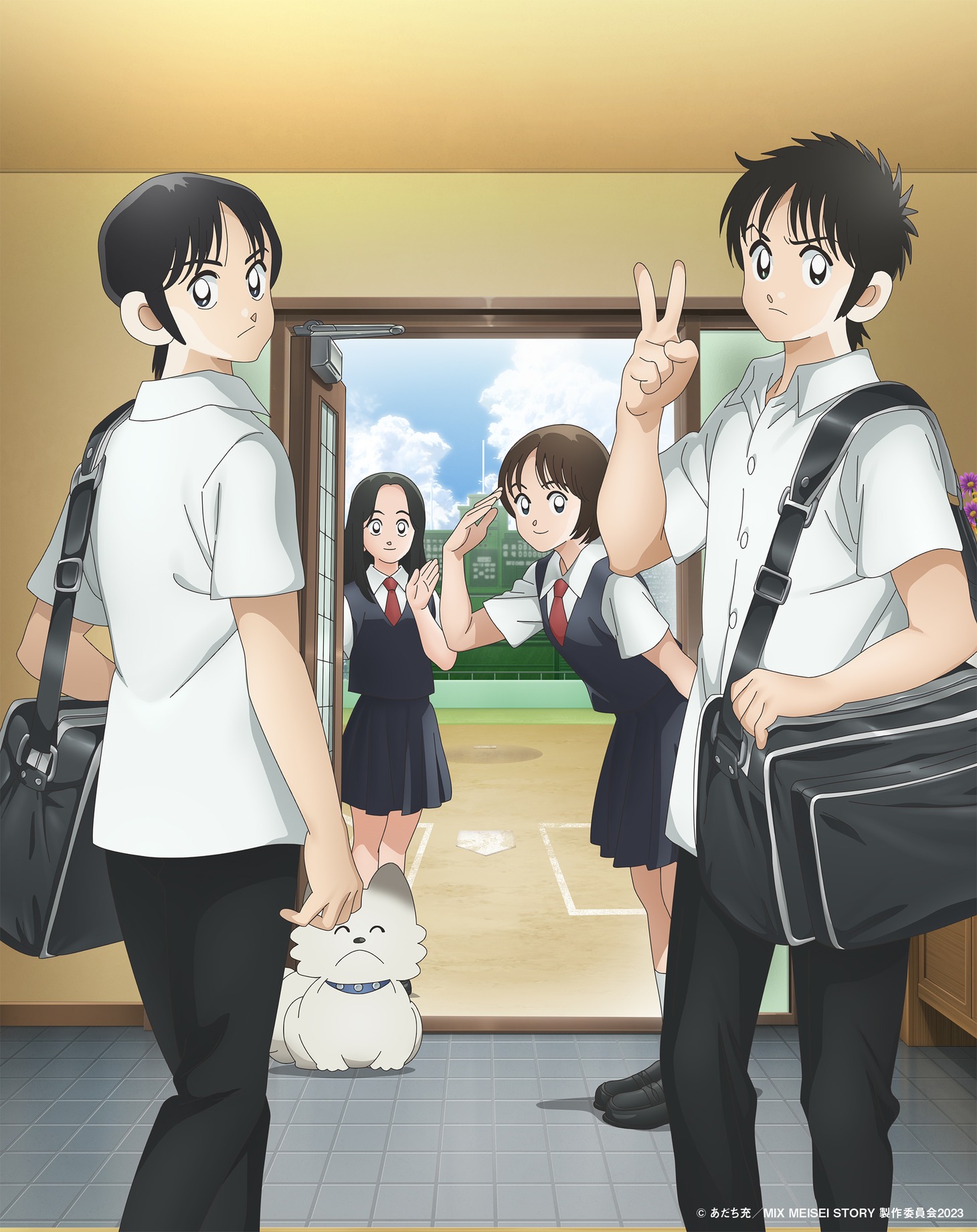 アニメ「MIX MEISEI STORY ～二度目の夏、空の向こうへ～」新ビジュアル