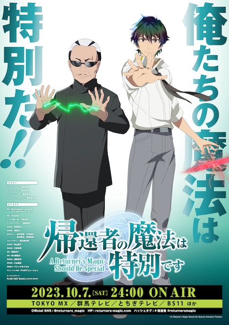 デジールとMr.マリックが背中を合わせた記念イラスト。