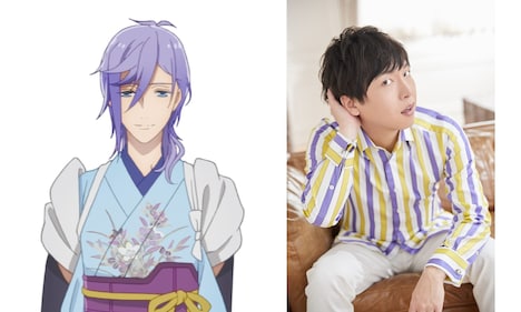 左から紫、立花慎之介。