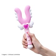 「ちいかわのさすまたステッキ」使用イメージ。