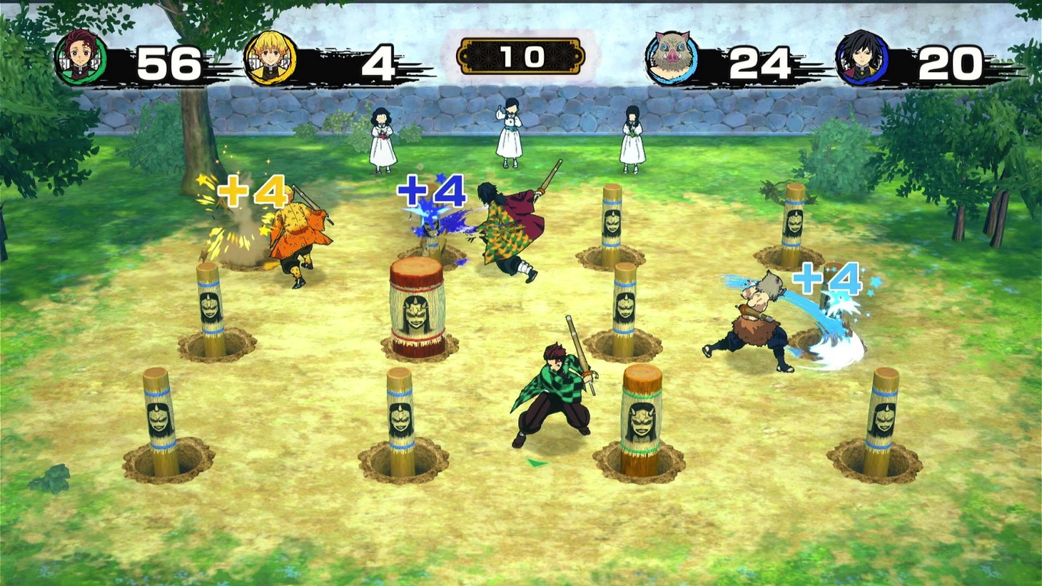「鬼滅の刃 目指せ！最強隊士！」ゲーム画面