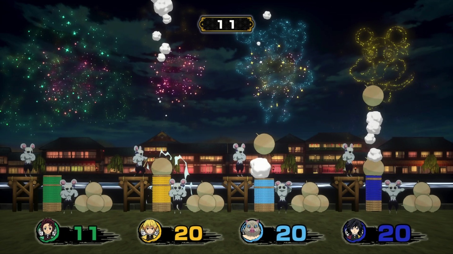 「鬼滅の刃 目指せ！最強隊士！」ゲーム画面