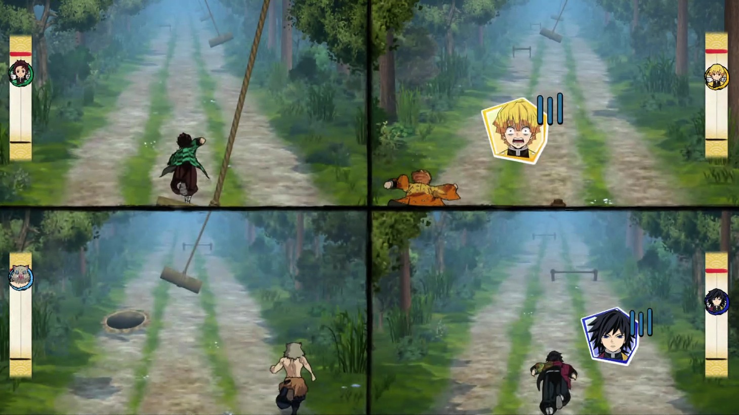 「鬼滅の刃 目指せ！最強隊士！」ゲーム画面