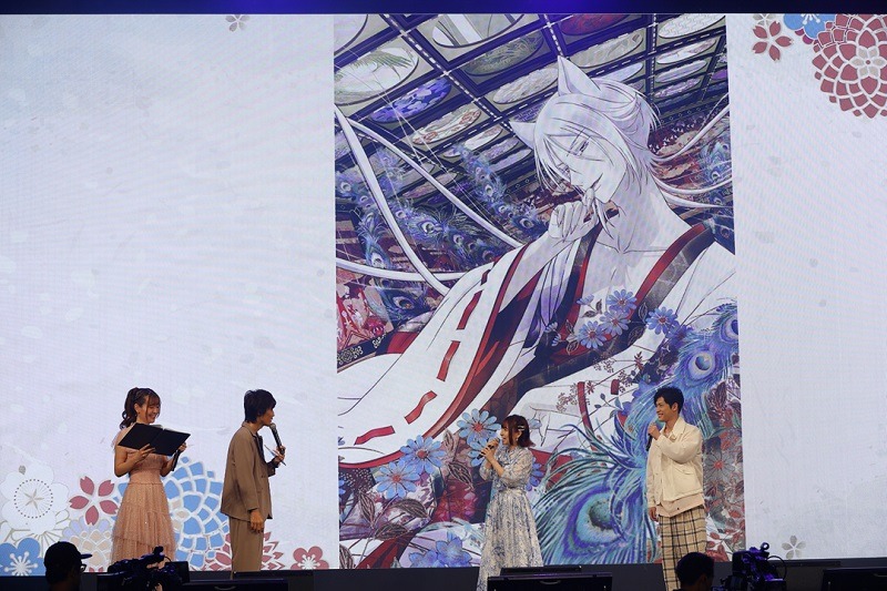 「Aniplex Online Fest 2023」での「百千さん家のあやかし王子」ステージイベントの様子。