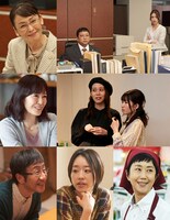 レギュラーキャストの面々。上段左から高泉淳子演じる上町美江、チャンカワイ演じる上町修、中村ゆりか演じる小山志乃。中段左から奥貫薫演じる三宅玲子、松山愛里演じる麻生美香と椿弓里奈演じる麻生美香。下段左から矢柴俊博演じる富永さん、真凛演じる渡辺ミチル、唯野未歩子演じるスーパーのお姉さん。