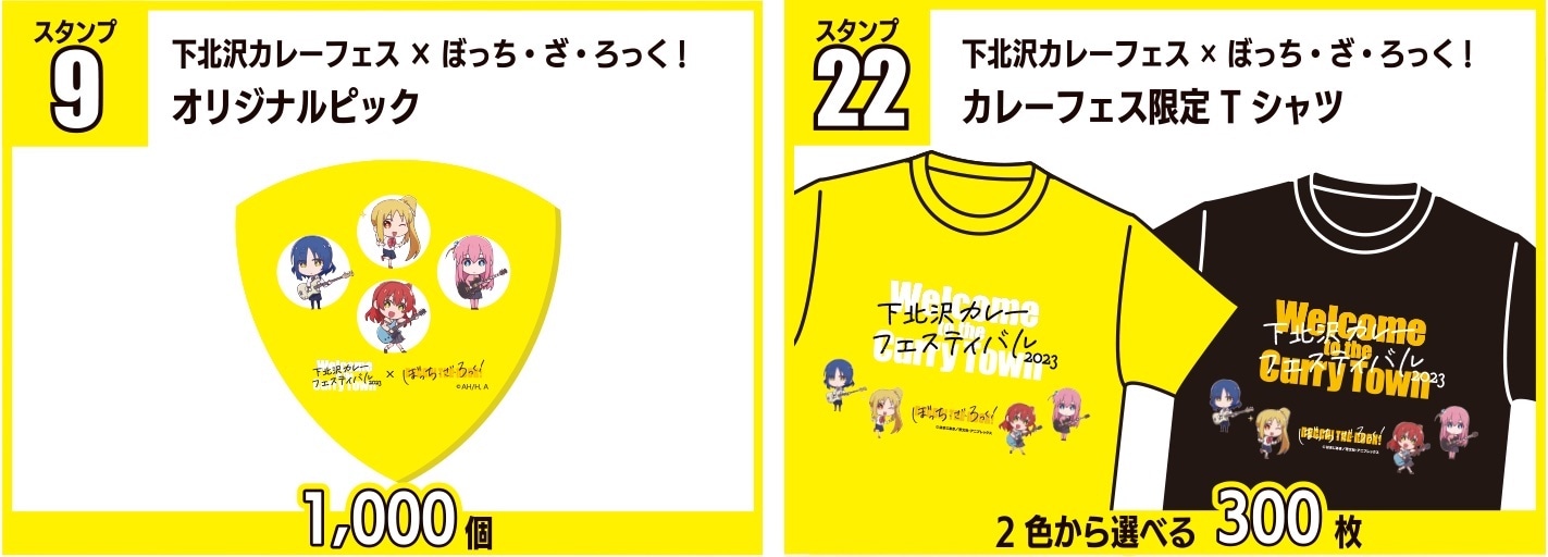 スタンプラリーでもらえる景品。