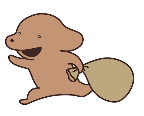 こいぬのキャラクタービジュアル (c)うかうか（秋田書店）／貼りまわれ製作委員会