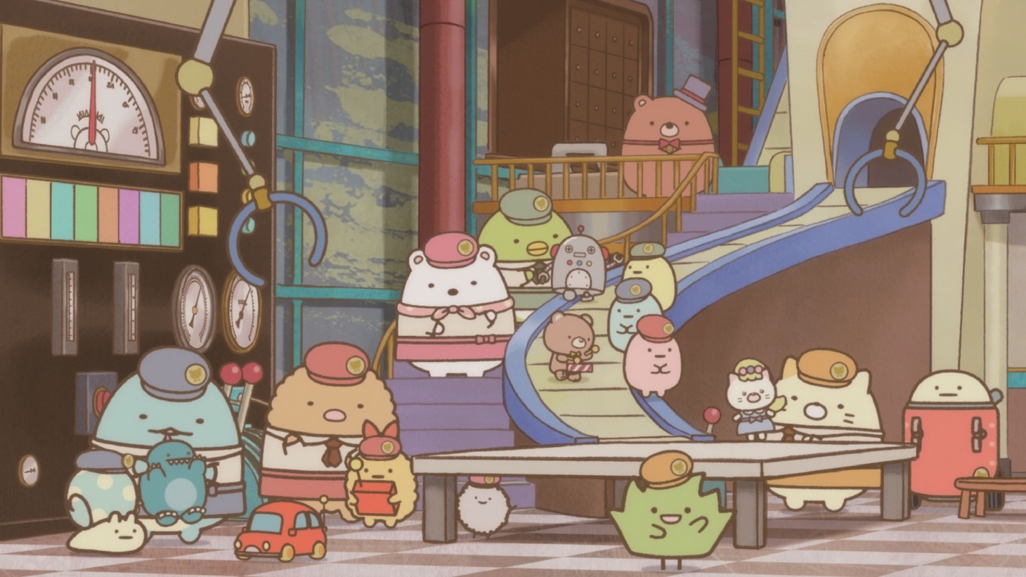 「映画 すみっコぐらし ツギハギ工場のふしぎなコ」本予告より。