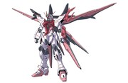 ガンダムパーフェクトストライクフリーダムルージュ。マスクレディーが使用するガンプラで、「P.S.F.R.」とも呼称される。かつて彼女がバトルした好敵手へのリスペクトモデルである。